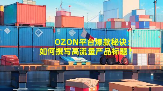 OZON平台爆款秘诀：如何撰写高流量产品标题？